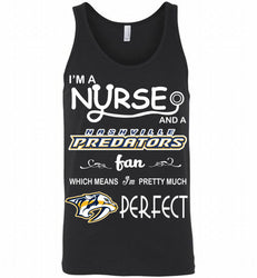I'M A Nurse And A Nashville Predators Fans Gift Tank
