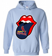St Louis Cardinals  x The Rolling Stones Logo Hoodie - zezetee