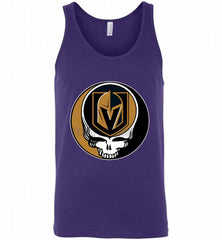 NHL TEAM VEGAS GOLDEN KNIGHTS X GRATEFUL DEAD LOGO BAND Tank - zezetee