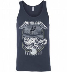 Metallica Skull Snake San Antonio Spurs Tank - zezetee