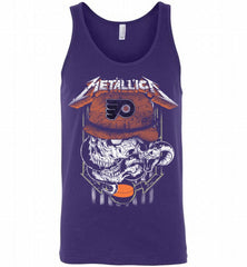 Metallica Skull Snake Philadelphia Flyers Tank - zezetee