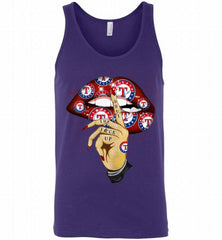 MLB Texas Rangers Lip Shut The Fuck Up Tank - zezetee