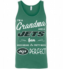 I'M A Grandma And A New York Jets Fans I'm Pretty Much Perfect Tank - zezetee