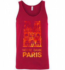 Notre Dame De Paris Cathedral Shirt Tank - zezetee