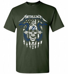 Metallica Snake Skull Tampa Bay Lightning Logo Shirt - zezetee