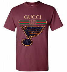 Gucci St Louis Blues Logo Shirt - zezetee