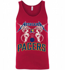 Metallica Indiana Pacers Logo Tank - zezetee