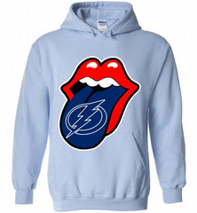 Tampa Bay Lightning  x The Rolling Stones Logo Hoodie - zezetee