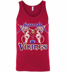 Metallica Minnesota Vikings Logo Tank - zezetee