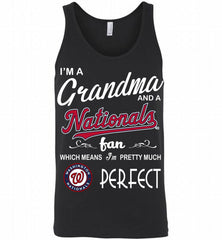 I'M A Grandma And A Washington Nationals Fans Gift Tank - zezetee