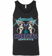 Metallica Charlotte Bobcats Logo Tank - zezetee