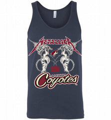 Metallica Arizona Coyotes Logo Tank - zezetee