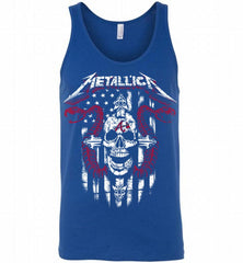 Metallica Atlanta Braves Logo Tank - zezetee