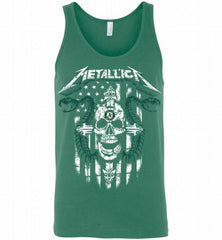 Metallica Oakland Athletics Logo Tank - zezetee