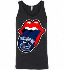 Vancouver Canucks  x The Rolling Stones Logo Tank - zezetee