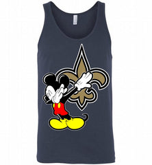 Disney Mickey Mouse Dabbing New Orleans Saints Tank - zezetee