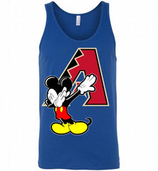 Disney Mickey Mouse Dabbing Arizona Diamondbacks Tank - zezetee