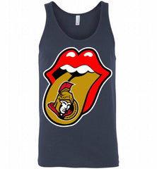 Ottawa Senators  x The Rolling Stones Logo Tank - zezetee