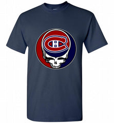 NHL TEAM MONTREAL CANADIENS X GRATEFUL DEAD LOGO BAND Shirt - zezetee
