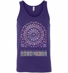 Notre Dame The Stained Glass Paris Memory Tank - zezetee