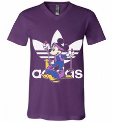 ADIDAS SKI MINNIE MOUSE DISNEY SPORTS V-Neck Shirt - zezetee