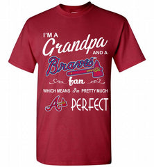 I'M A Grandpa And A Atlanta Braves Fans Gift Shirt - zezetee