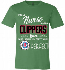 I'M A Nurse And A Los Angeles Clippers Fans Perfect Canvas USA - zezetee