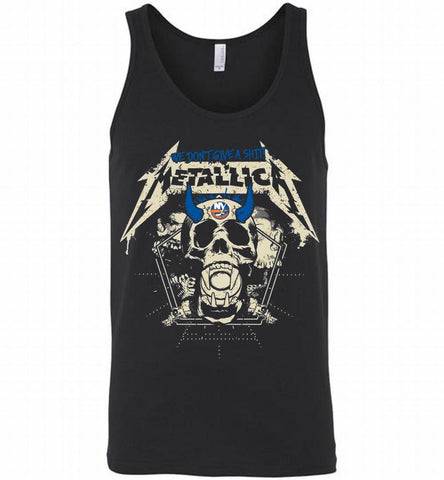 Metallica We Don't Give A Shit New York Islanders Tank - zezetee