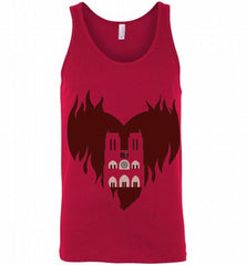 My heart is burning for Notre Dame Tank - zezetee