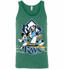 Mickey Goofy Donald Tampa Bay Rays Teams Tank - zezetee