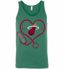 Nurse Heartbeat Love Miami Heat Tank - zezetee