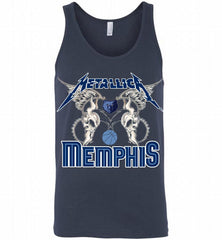 Metallica Memphis Grizzlies Logo Tank - zezetee
