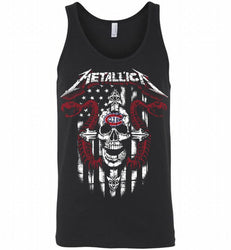 Metallica Snake Skull Montreal Canadiens Logo Tank