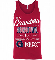 I'M A Grandma And A Georgetown Hoyas Fan Tank - zezetee