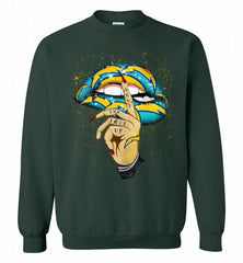 NFL Chargers Lip Shut The Fuck Up Crewneck Sweatshirt - zezetee