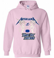 Metallica Tampa Bay Lightning Logo Hoodie - zezetee