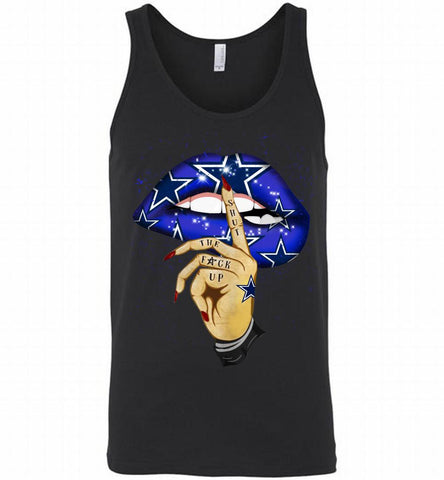Dallas Cowboys Lip Shut The Fuck Up Tank - zezetee