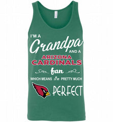 I'M A Grandpa And A Arizona Cardinals Pretty Much Perfect Tank - zezetee