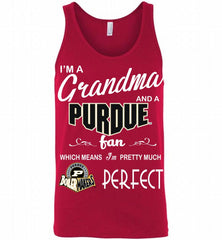 I'M A Grandma And A Purdue Boilermakers Fan Tank - zezetee
