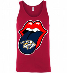 Nashville Predators  x The Rolling Stones Logo Tank - zezetee