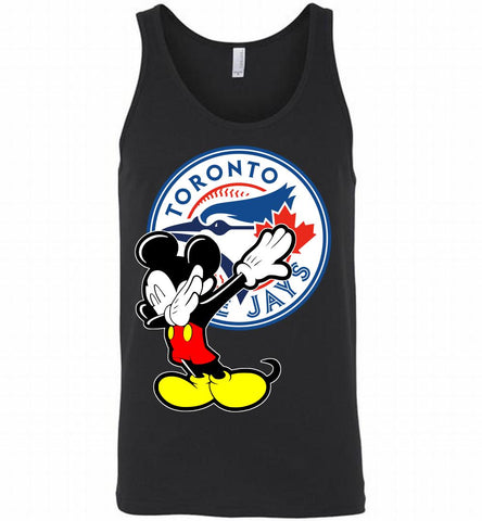 Disney Mickey Mouse Dabbing Toronto Blue Jays Tank - zezetee
