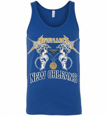 Metallica New Orleans Pelicans Logo Tank - zezetee