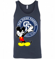 Disney Mickey Mouse Dabbing San Diego Padres Tank - zezetee