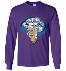 Philadelphia 76ers Lip Shut The Fuck Up Gildan Long Shirt - zezetee