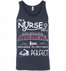 I'M A Nurse And A Colorado Avalanche Fans Gift Tank - zezetee