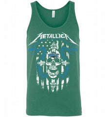Metallica Snake Skull Orlando Magic Logo Tank - zezetee