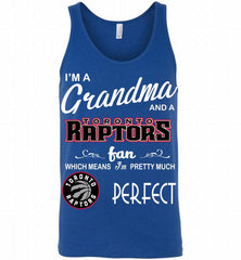 I'M A Grandma And A Toronto Raptors Fans Perfect Tank - zezetee