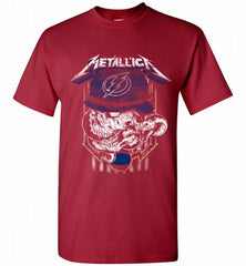 Metallica Skull Snake Tampa Bay Lightning Shirt - zezetee