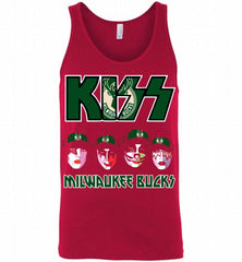 Kiss Milwaukee Bucks Logo Tank - zezetee