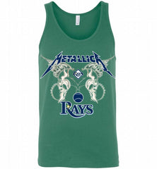 Metallica Tampa Bay Rays Logo Tank - zezetee
